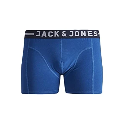 Image of JACK &amp; JONES Men&#039;s Jacsense Mix Color Trunks Noos Boxer Shorts, Bleu, S