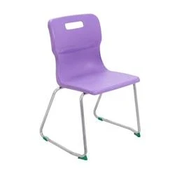 Image of Titan Skid Base Chair Size 5 430mm Seat Height Purple T25 P
