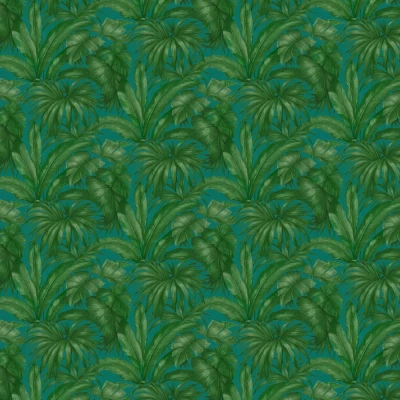 Image of Jungle Wallpaper Versace 2 Non Woven 10.05 m x 0.70 Green Blue Made in Germany 962406 96240 6