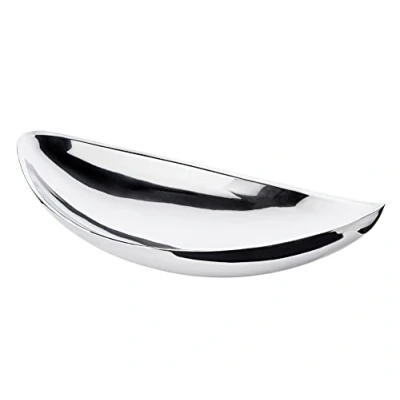 Image of Edzard Bowl Halifax, length 21,6 in, stainless steel, silver