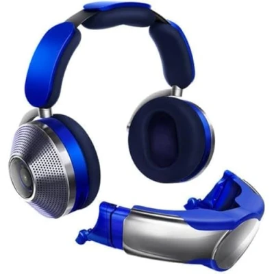 Image of DYSON Zone Wireless Bluetooth Noise Cancelling Air Purifying Headphones Blue, Blue