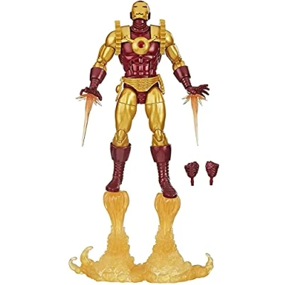 Image of Marvel Hasbro Legends Series Iron Man 6 inch Collectible Action Figure 2020 Toy, Premium Design And 8 Accessories, Ages 4 Up