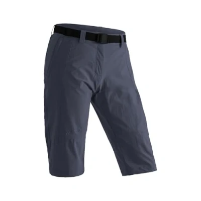 Image of maier sports Kluane Women&#039;s Practical Cropped Trousers Charcoal/Ebony, XXXL