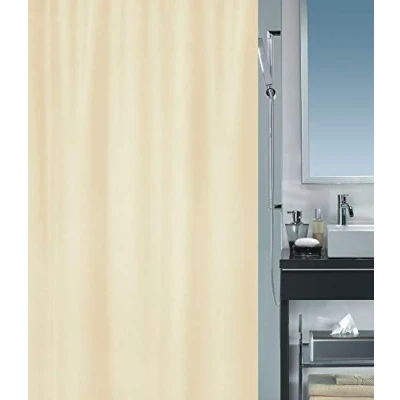 Image of Spirella 240 x 180, Orange Primo Collection, Textile Shower Curtain, 100% Polyester
