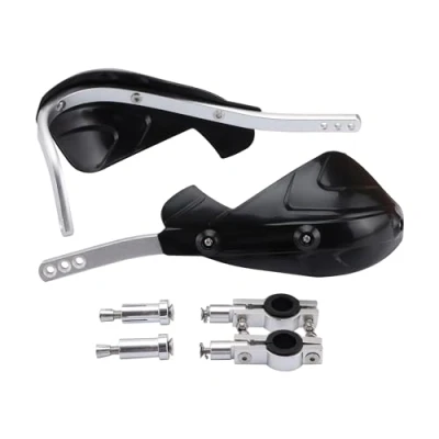 Image of GOOFIT 7/8&quot; Handlebar Hand Brush Guards Protector Handguards Assy with Aluminium Alloy Lever Replacement For Motocross Motorcycle Off road Pit Dirt Bike ATV Black