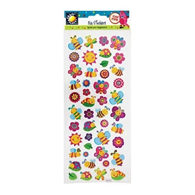 Image of Craft Planet CPT 805210 Stickers, Assorted, Smiley Bugs