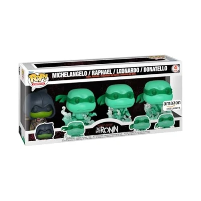 Image of Funko POP! Comics: Teenage Mutant Ninja Turtles Brothers 4PK TMNT Comics Amazon Exclusive Collectable Vinyl Figure Gift Idea Official Merchandise Toys for Kids &amp; Adults Cartoons Fans
