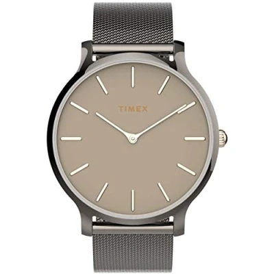 Image of Timex Womens Analogue Quartz Watch with Stainless Steel Strap TW2T74000