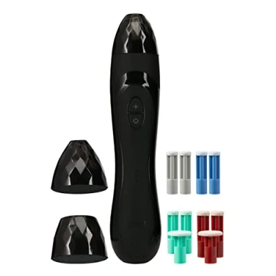 Image of PMD Personal Microderm Elite Pro At Home Microdermabrasion Machine with Kit for Face &amp; Body Exfoliating Crystals and Vacuum Suction Fresh Radiant Skin Three Speed Options