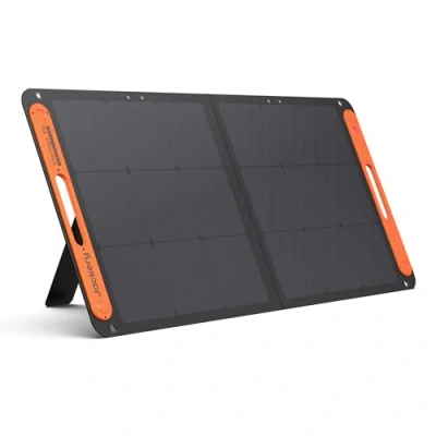Image of Jackery SolarSaga 100W Portable Solar Panel for Explorer 240/500/1000 Power Station, Foldable Monocrystalline Cell Charger with USB Outputs Phones Off Grid Home