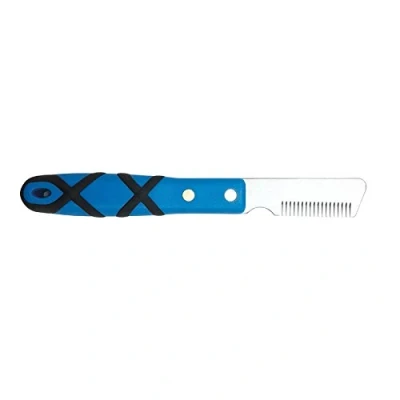 Image of GROOM Professional Stripping Knife for Dogs Hand Grooming Hair Ideal Medium Thickness Coats Comfortable Grip Handle, Coarse