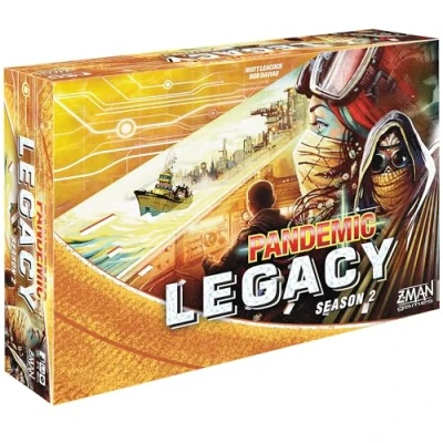 Image of Z Man Games, Pandemic Legacy Season 2 Yellow Edition, Board Game, Ages 14+, For to 4 Players, 60 Minutes Playing Time