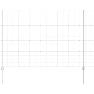 Image of vidaXL Fence Posts 22 pcs U Channel 150 cm Galvanised Steel