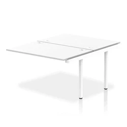 Image of Impulse Bench B2B Ext Kit 1200 White Frame Office Desk