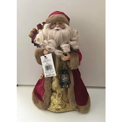 Image of 30cm Tree Top Santa or Free Standing Christmas Decoration Red