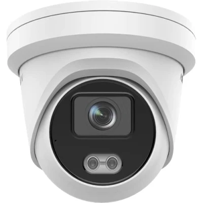 Image of HIKVISION DS 2CD2347G2 LU Pro Series ColorVu IP67 4MP IR 30M IP Turret Camera, 4mmFixed Lens, Black