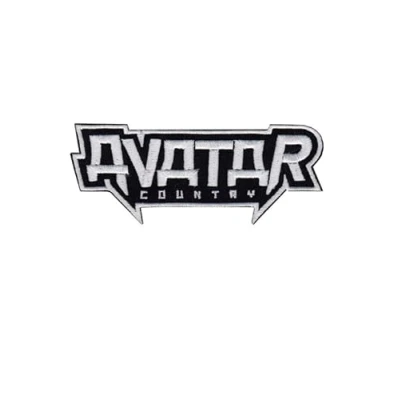 Image of Avatar Country Silver Metalband Patch Badge Embroidered Iron on Applique Accessory