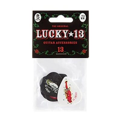 Image of Jim Dunlop L13BP.73 Lucky 13 Assortment Player Pack (Pack of 6)