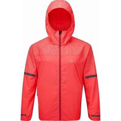 Image of RONHILL, Wmn&#039;s Life Night Runner Jacket, HotPink/Pwtr/Reflect, 16