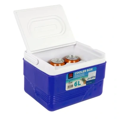 Image of SQ Professional Ice Chest Cooler Box Camping Picnic Insulated Food Container Lock Lid with Handle Leakproof Travel Hot Box/Cold Freezer Cool Bag