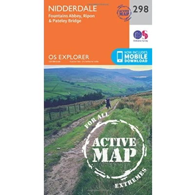 Image of Explorer Active 298 Nidderdale Map With Digital Version