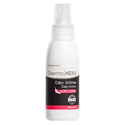 Image of Dermoxen Intimate Deodorant Antibacterial Spray for Women and Men. Natural, Anti odor Delicate Sensitive Skin. Refreshing action. Daily use. 100ml