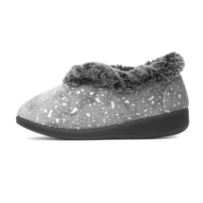 Image of Jo &amp; Joe Jacinta Womens Grey Wider Fit Slipper Size 5 UK
