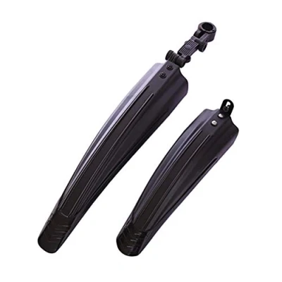 Image of bike Mudguard, 2 Parts Universal Full Cover Thicken Widen Bicycle Fenders Set mountain Front and Rear Mud Guard Portable Adjustable Fender Mudflap for MTB road Black