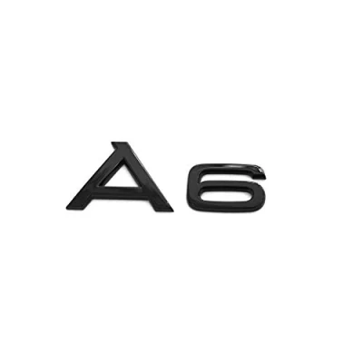 Image of Audi 4K0071803 Lettering A6 Black Tuning Exclusive Edition Emblem