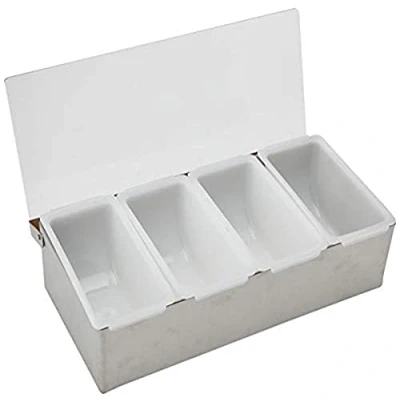 Image of Utopia Bar Accessories, F91102 000000 B01001, Condiment Holder 4 Inserts 11.75&quot; (30cm) (Box of 1)
