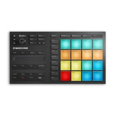 Image of Native Instruments Maschine Mikro Mk3 USB MIDI Controller Drum Pad with 16 Pads and Massive, Monark Reaktor Prism Softwares. Includes 1.6 GB Keyboard Factory Selection Samples