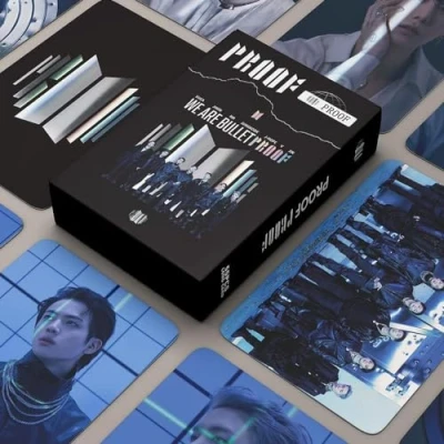 Image of 55pcs Bangtan Boys Photo Cards Bts Lomo Proof Album Merch Box Gift Pack for Army Fans