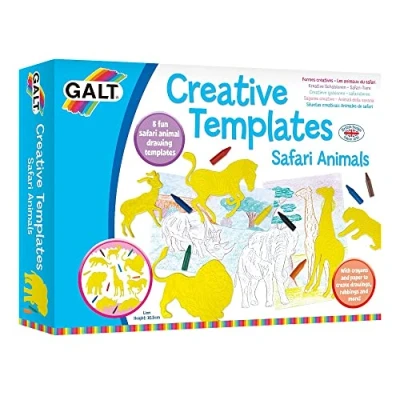 Image of Galt Toys, Creative Templates, Drawing Templates for Kids, Ages 3 Years Plus