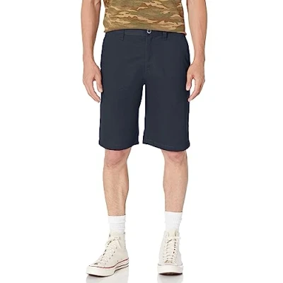 Image of Volcom Men&#039;s Frickin Chino Casual Shorts, Dark Navy, 33W UK