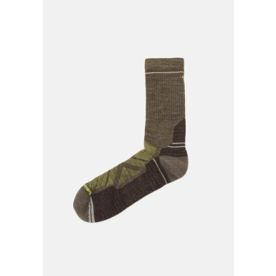 Image of Smartwool Hike Light Cushion Crew Socks, MILITARY OLIVE FOSSIL, Extra Large