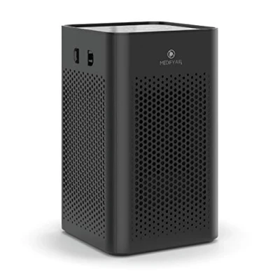 Image of Medify MA 25 Air Purifier with H13 HEPA filter a higher grade of for 500 Sq. Ft. Dual Intake Two &#039;3 in 1&#039; Filters 99.9% removal Modern Design (1 Pack, Black)