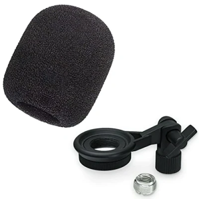 Image of keepdrum MSA033 Microphone Holder + Pop Filter for Rode NT1 A NT USB Podcaster