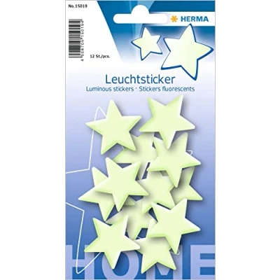 Image of HERMA 15019 Sterne Luminous sticker, Stars Mini, 16 x 9 cm