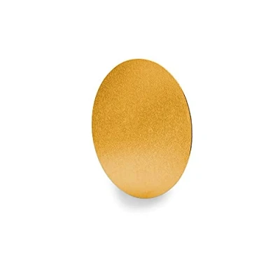 Image of Anniversary House 10 inch Cake Board Gold, Pack of 1, Individually Wrapped, Sturdy Fibre Round, STRW10G