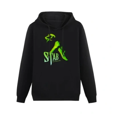 Image of Lahe Scream Stab Movie Poster Hoody Vintage Gift For Men Funny Hoodie Size 3XL Black