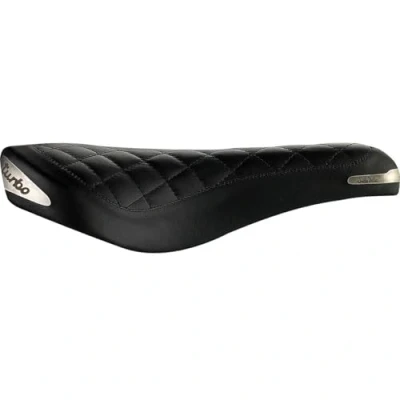 Image of Selle Italia Turbo Bonnie Vintage Saddle: Black, L1