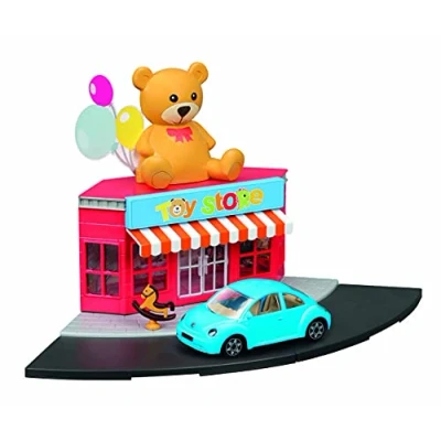 Image of Bburago B18 31510 43 Street FIRE City Toy Store incl. 1 car, Assorted Designs and Colours