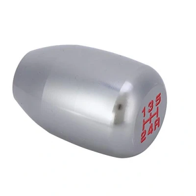 Image of Gorgeri 5 Speed Car Gear Shift Knob, Manual Knob Stick Head Shifter Lever with 3 Adapters 8/10/12mm(Titanium)