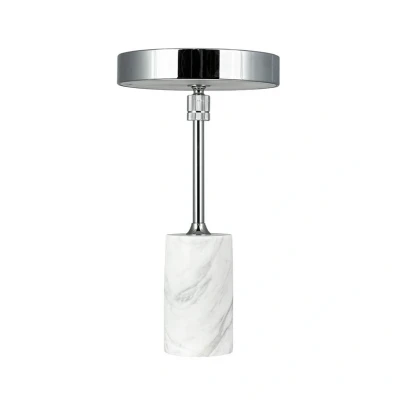 Image of DybergLarsen Starlight Portable Table Lamp Chrome/White
