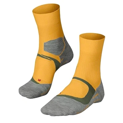 Image of FALKE Women&#039;s RU4 Endurance Cool W SO Breathable Anti Blister 1 Pair Running Socks, Yellow (Lemonade 1301), 2.5 3.5