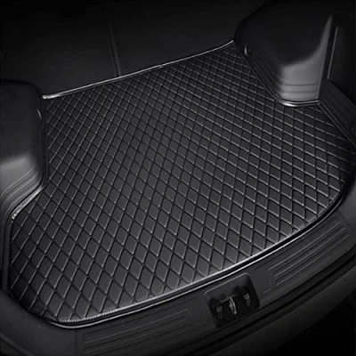 Image of Car Leather Trunk Boot Mat for BMW M4 2016 2017, ​Tailored Rear Liner Waterproof Anti Scratch Cargo Tray Protector Pad Interior Accessories