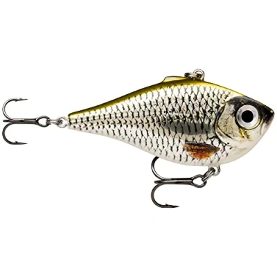 Image of Rapala Rippin&#039; Rap Fishing Lure Thin Body and Without Bib Variable Swim Depth 5 cm / 9 g Made in Estonia Live Perch Unisex Adult Multi Coloured Standard