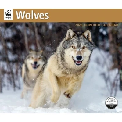 Image of Calendar Ink, Wolves WWF 2025 Wall