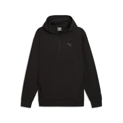 Image of Puma Mens RAD/CAL Hooded Half Zip Black Size Medium