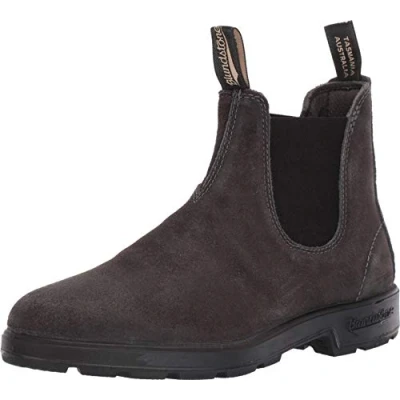 Image of Blundstone 1910 Originals Classic ankle boots, Size: 8, Steel grey Buckskin / suede